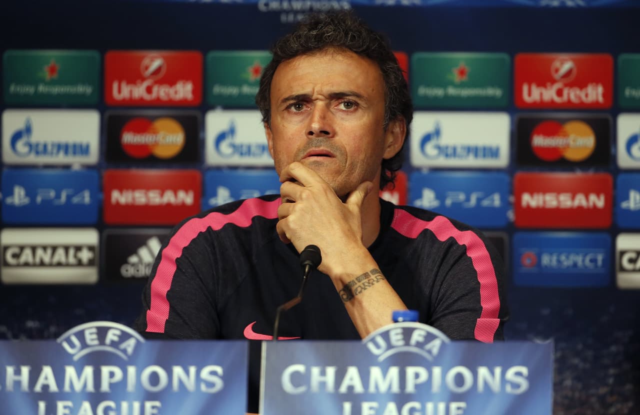 Dos temporadas más adelante, Luis Enrique debutó con Barcelona en la fase de grupos de Champions con una derrota 3-2 en su visita al Paris Saint Germain. Así arrancaba la edición de 2014/15 para el equipo culé.