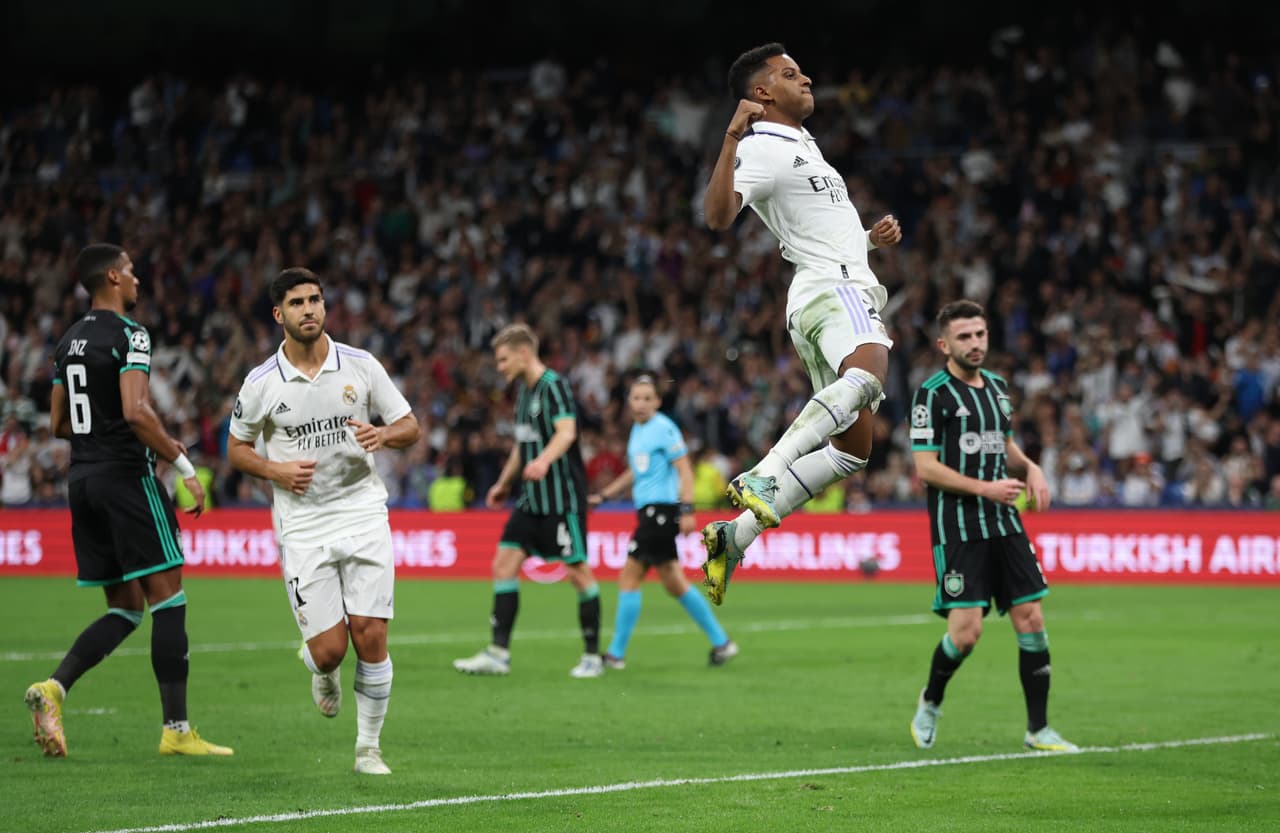 Real Madrid goleó en casa 5-1 al Celtic Glasgow para cerrar como líder del Grupo F en la Champions League.