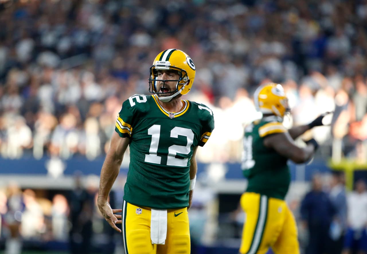 Aaron Rodgers lideró a Green Bay para otro triunfo agónico 35-31 sobre Dallas