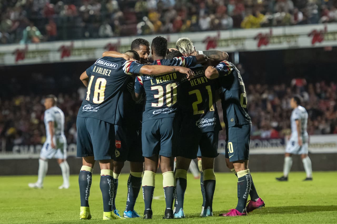 Con triplete de Henry Martin y goles de Nico Castillo y Bruno Valdez, el américa golea 05- en su visita al Veracruz.