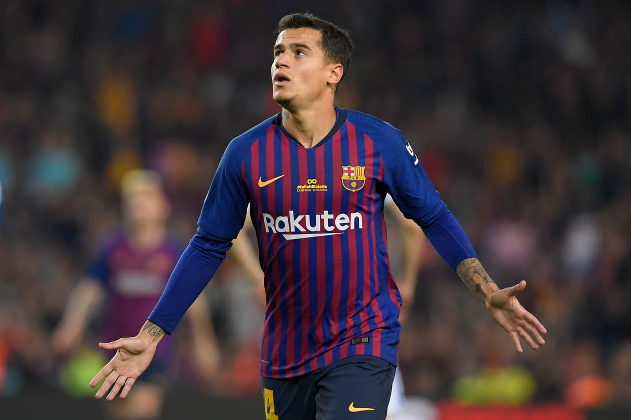 Philipe Coutinho anotó el gol del triunfo de Barcelona al minuto 12 del segundo tiempo.