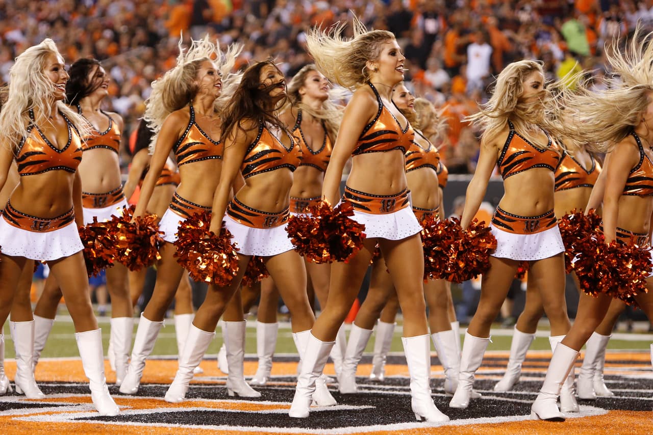 La energía de las porristas y la alegría de los fanáticos le dieron un color especial al duelo entre Cincinnati Bengals de local y Baltimos Ravens en la segunda semana de la temporada regular de NFL.