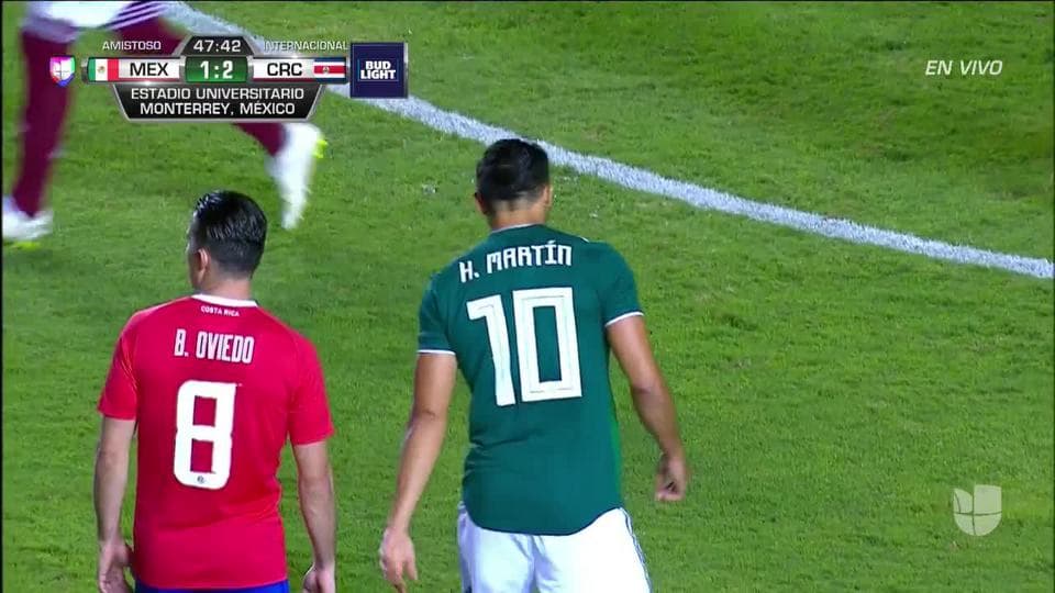 Tiro desviado de Henry Martín