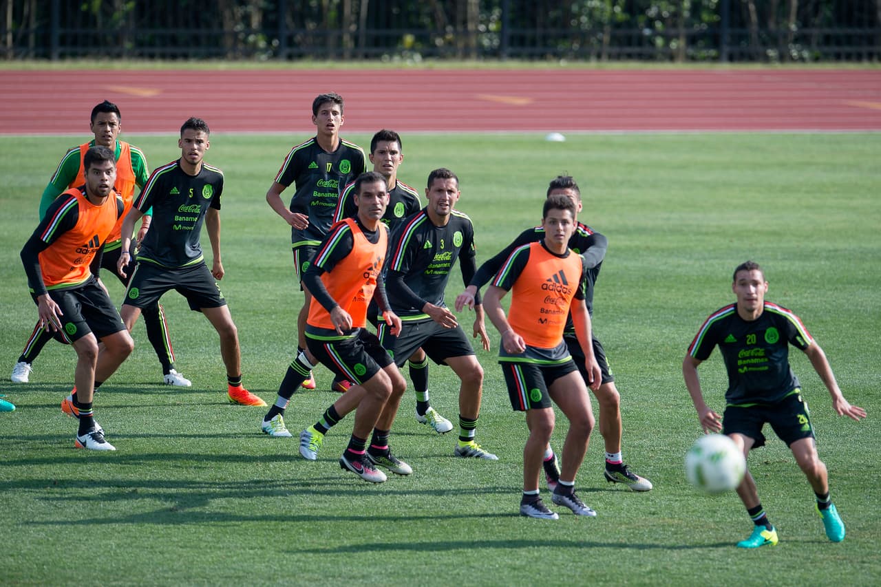 El Tri entrena en Atlanta para enfrentar a Paraguay.