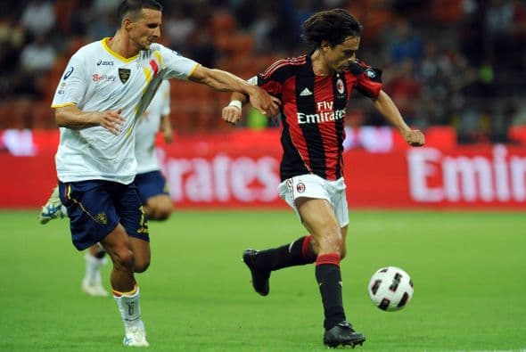 El Milan se presentó recibiendo al Lecce con el objetivo de ser un claro aspirante al título.