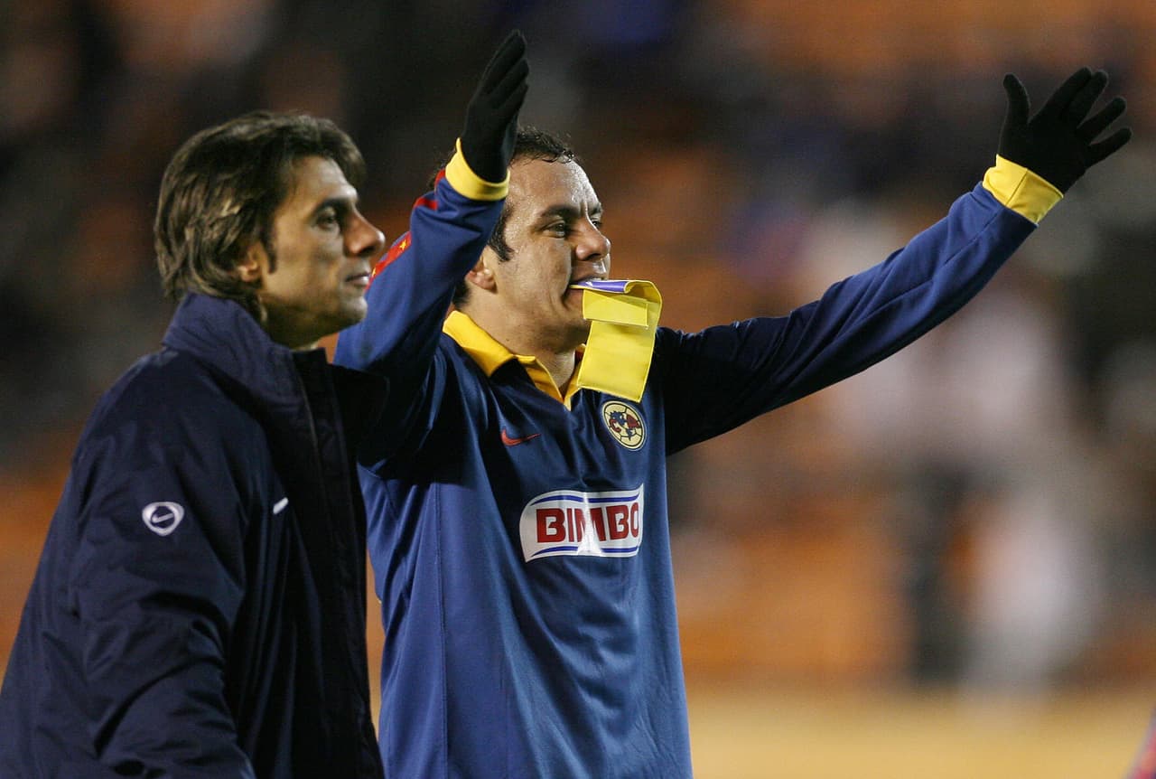 En su cuarta etapa con América, en el 2005, Blanco compartió con una figura de nivel mundial como el argentino Claudio López.