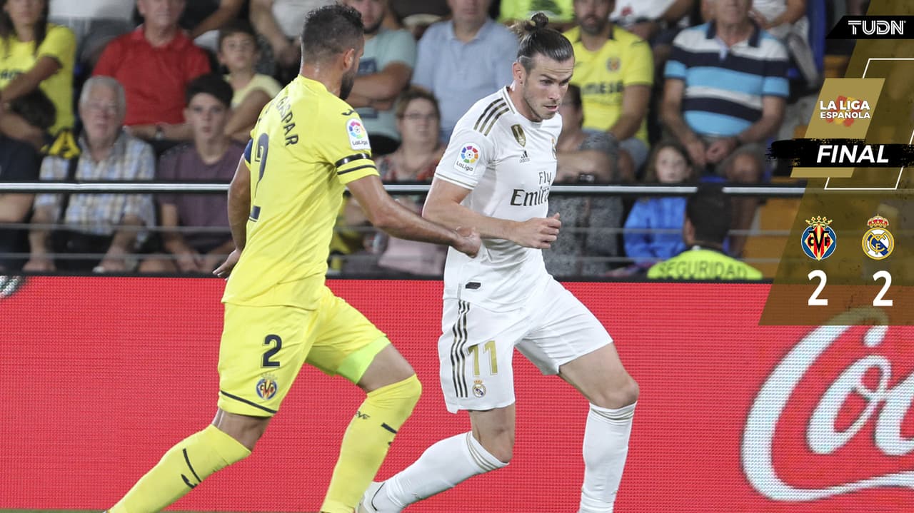 Doblete de Bale en empate del Madrid ante el Villarreal