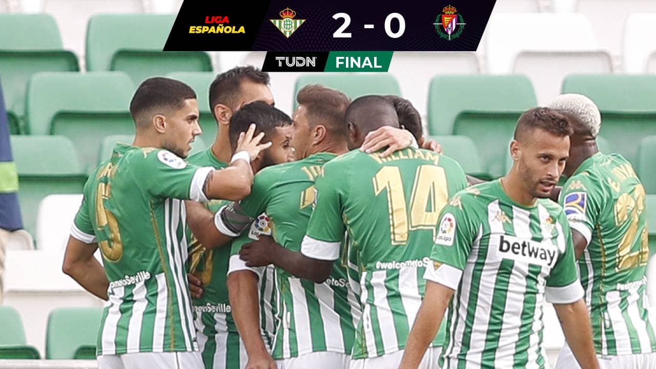 Real Betis se estrenó con victoria ante el Valladolid