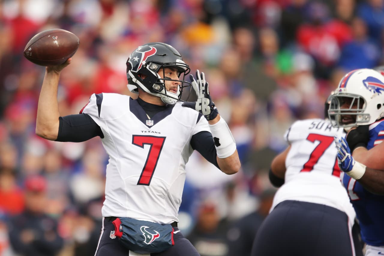 En 2015 con Texans arrancó en 9 de 11 partidos que jugó peroo tuvo marca de 5-4. Tampoco fueron los mejores números.