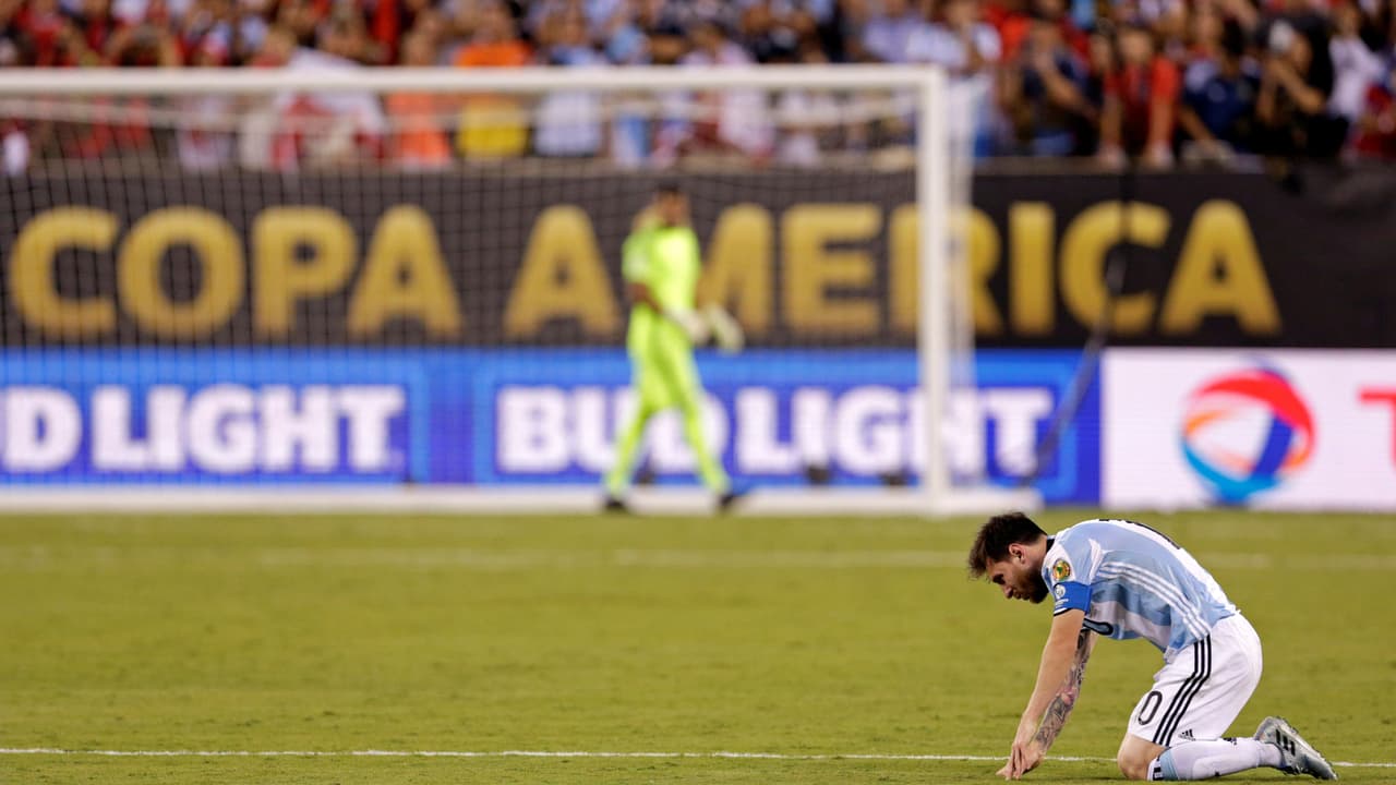 Messi y su primer retiro de la selección argentina en el 2016