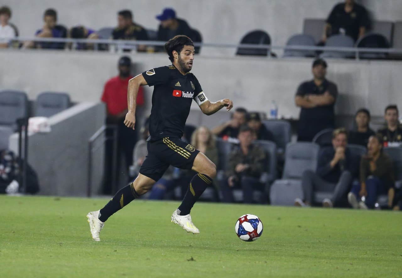 Carlos Vela en juego con el LAFC de la MLS