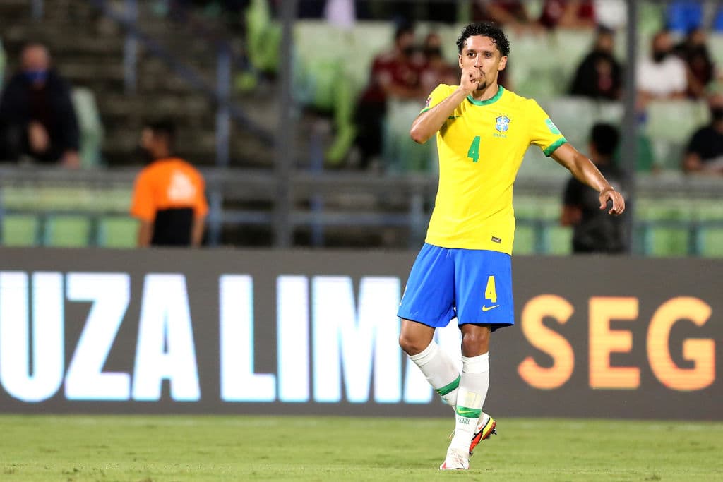Marquinhos, Gabriel Barbosa y Antony son los encargados de anotar en la remontada de Brasil 1-3 sobre Venezuela.