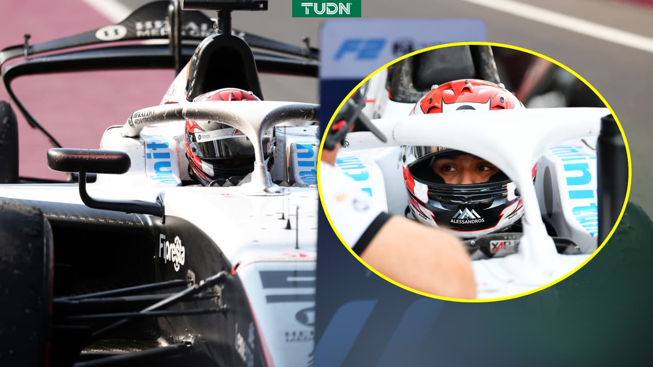 Mexicano Noel León gana tercer lugar en histórico podio de la Fórmula 2
