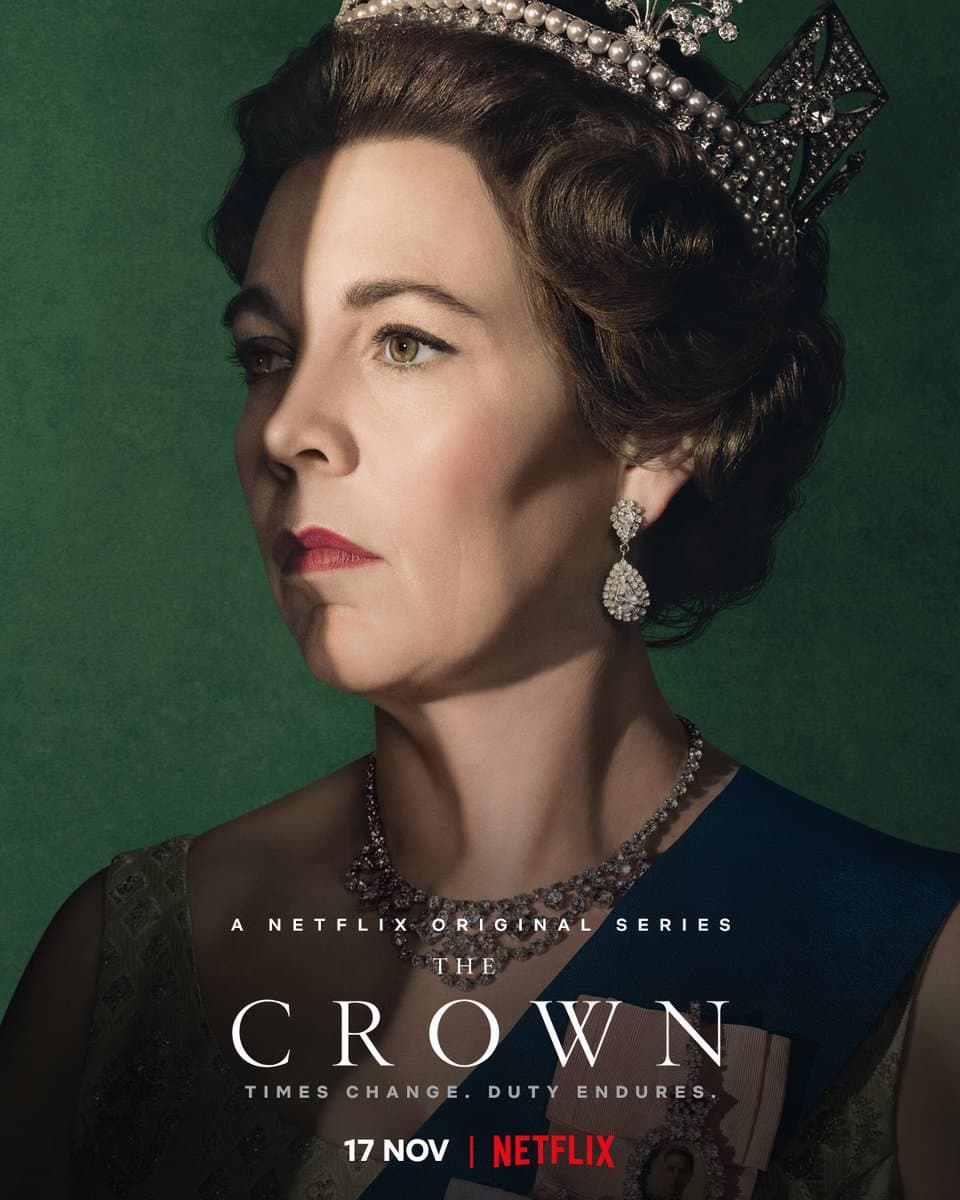 The Crown,NETFLIX, temporada 4, 15 de noviembre | La saga de la Familia Real regresa para una cuarta temporada, que abarca el período comprendido entre 1977 y 1990: una boda real, una guerra en las Malvinas, el ascenso de Margaret Thatcher y la princesa Diana.