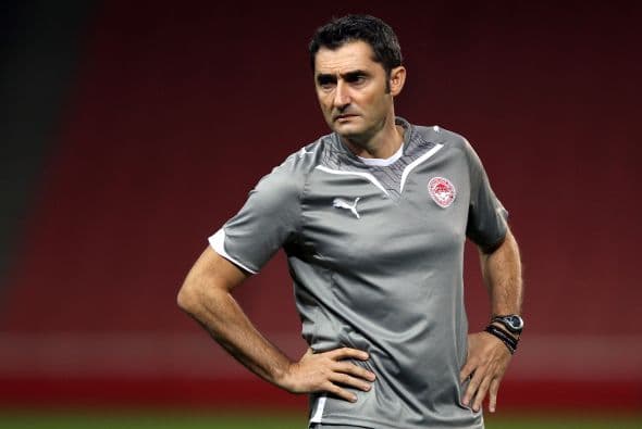 Ernesto Valverde, actualmente al frente del Athletic Club. y exjugador barcelonista