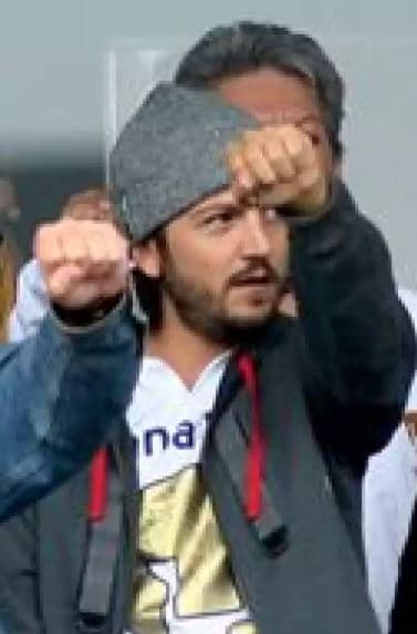 Y desde luego, el otro 'Charolastra', Diego Luna, ferviente seguidor del conjunto de la UNAM.