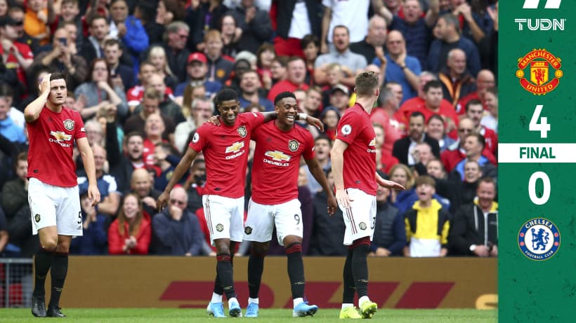 ¡Inicio diabólico! Manchester United golea a Chelsea sin piedad