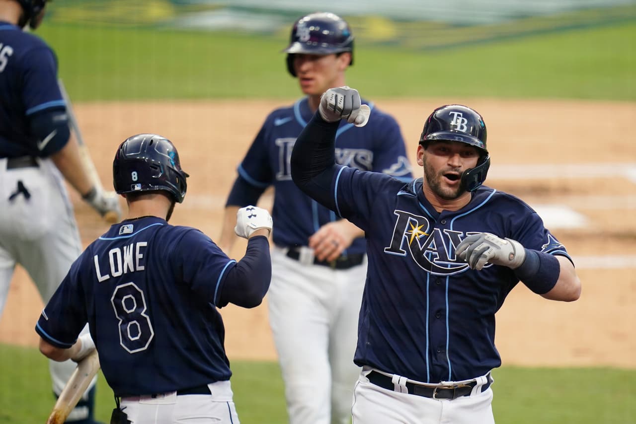 Los Tampa Bay Rays reaccionan en el juego dos y vencen 5-7 a los New York Yankees.