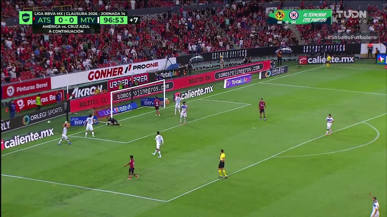 Atlas tuvo la última oportunidad de marcar pero Luis Cárdenas atajo de buena manera