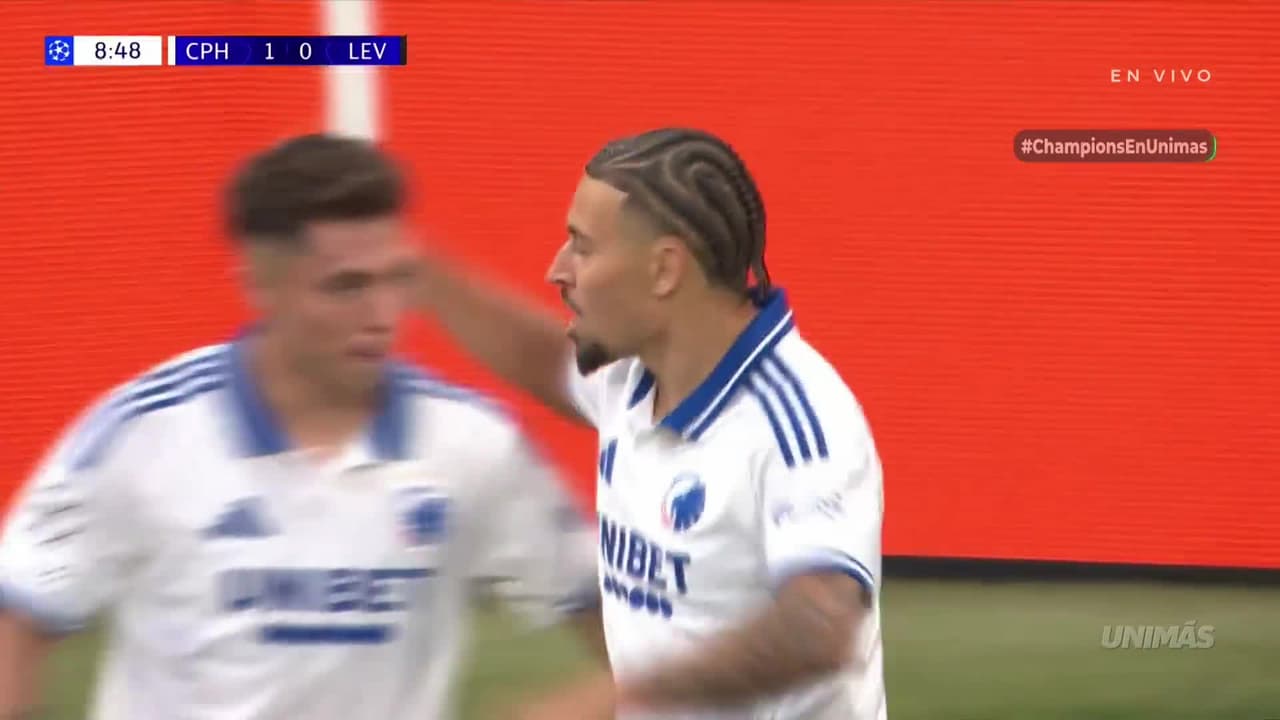 ¡Gol de Copenhague! Jordan Larsson define de forma magistral