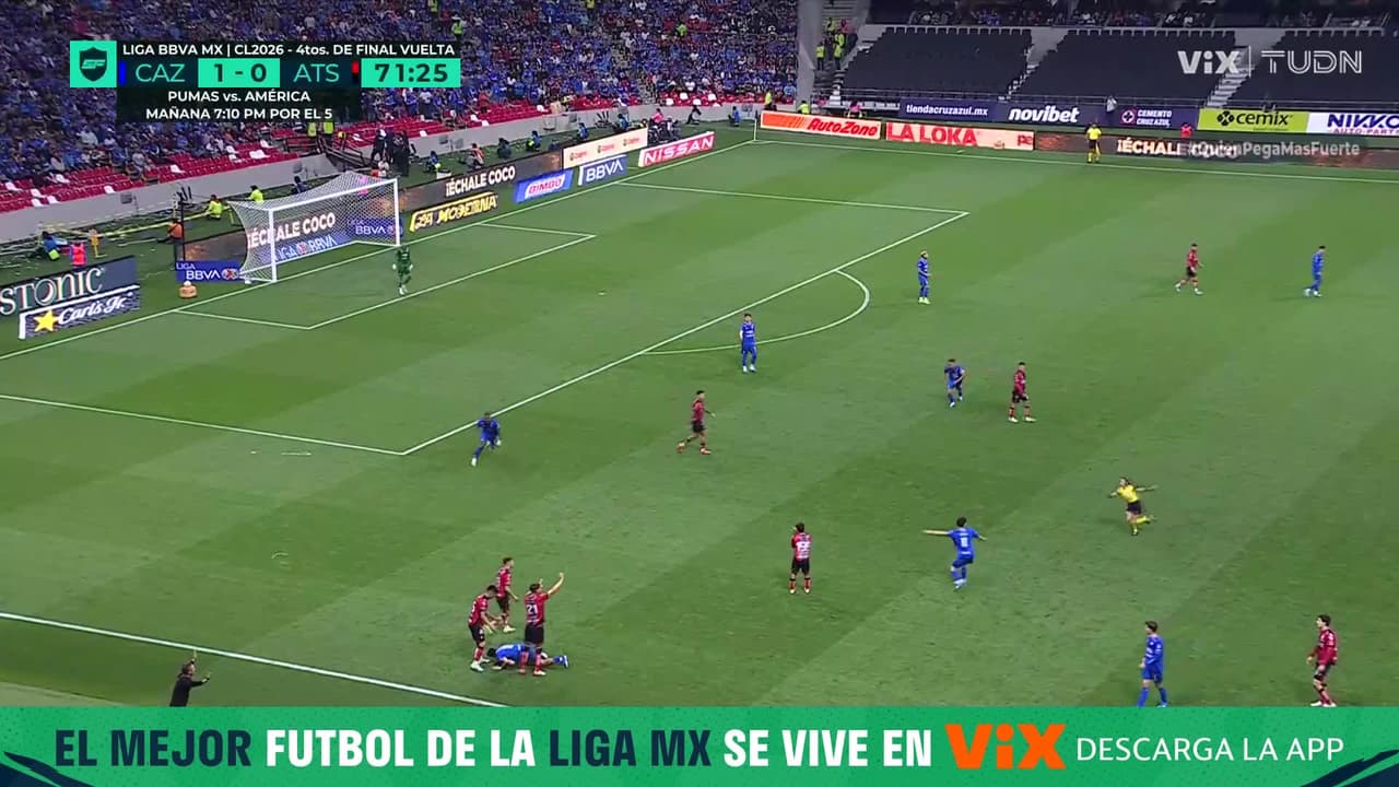 ¡Se calientan los ánimos! Jeremy Márquez encara a los jugadores del Atlas tras falta a Luka Romero
