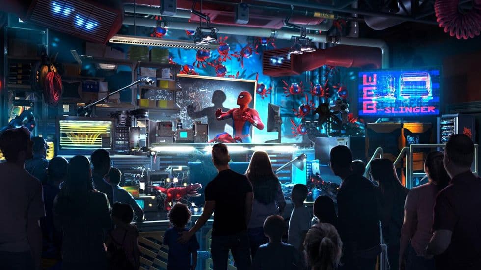 Para la atracción de Spider-Man los visitantes usarán lentes 3D y serán los aliados del superhéroe.
<br>