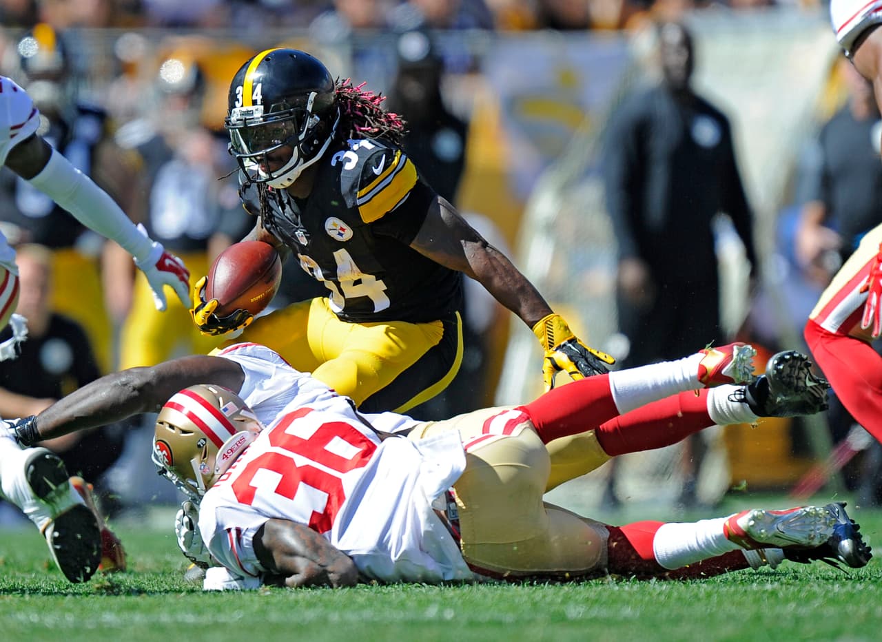 NFL.com/Español te muestra las mejores imágenes del claro triunfo de los Pittsburgh Steelers por 43-18 sobre los San Francisco 49ers en la semana 2 de la NFL.