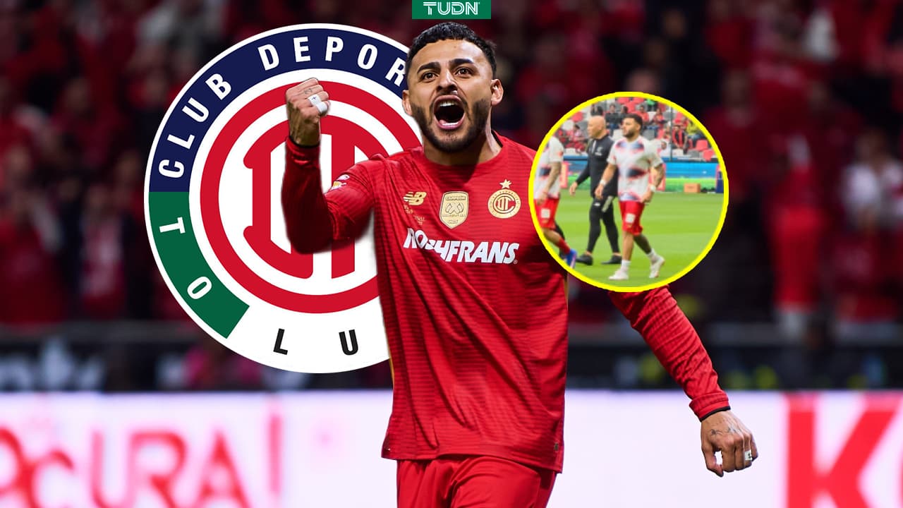 Alexis Vega está de regreso con Toluca en su primer partido del Clausura 2026