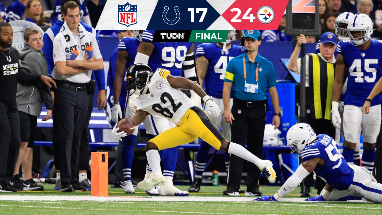 Pittsburgh Steelers cierran la Semana 12 con victoria sobre Colts
