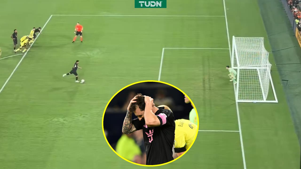 Messi falla penal en goleada de Nashville al Inter Miami en la MLS