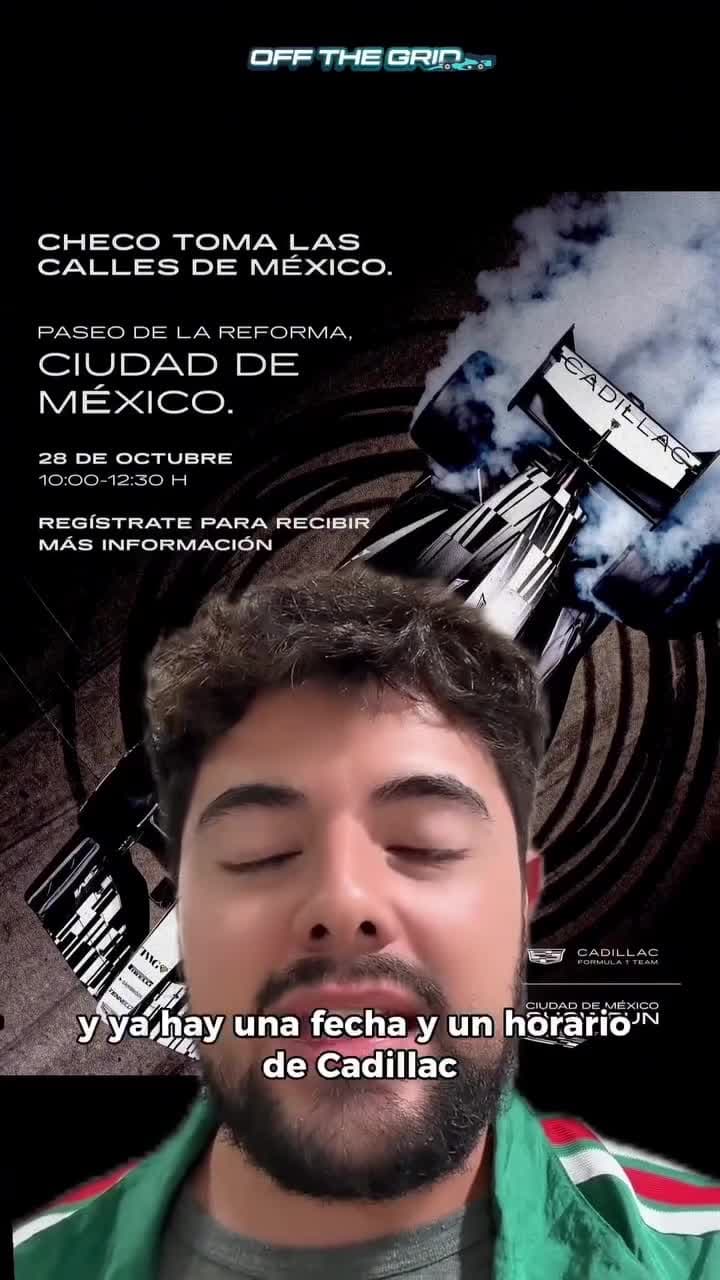 A qué hora empieza y dónde es el Show Run de Checo Pérez en México