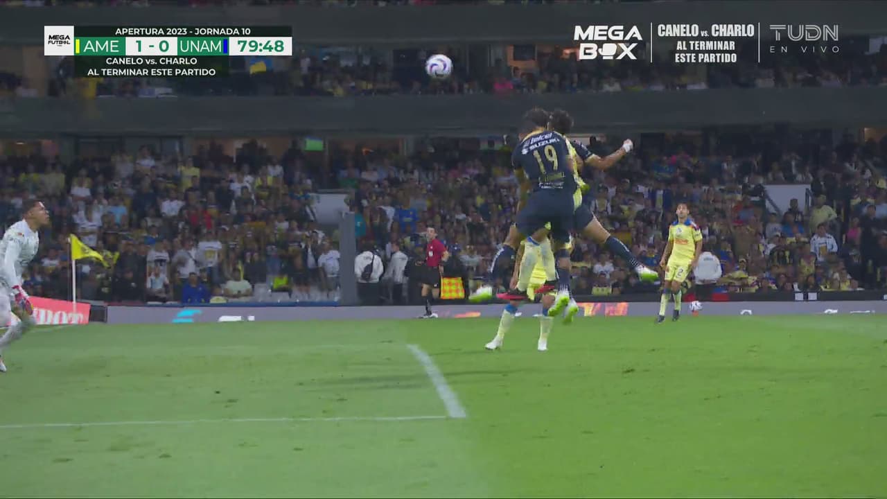 ¡Era para más! Dinenno conecta de cabeza, pero le falta dirección