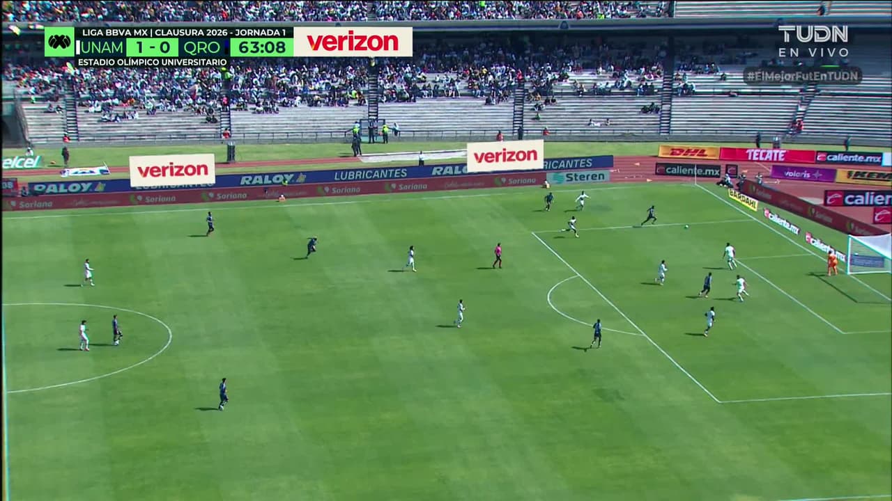 ¡TIRO ATAJADO! disparo por Fernando González.