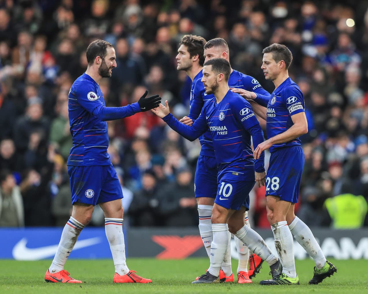 8. Chelsea F.C. (Premier League) - 91 puntos.