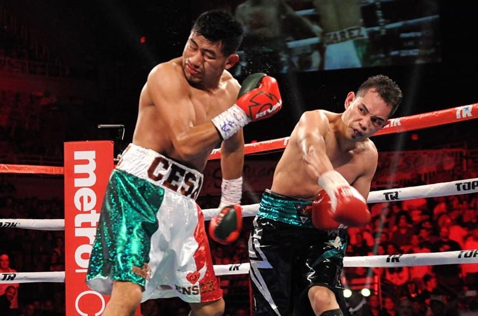 Nonito Donaire y el mexicano César Juárez se enfrentaron el 11 de diciembre en San Juan, Puerto Rico, por el título vacante supergallo OMB.