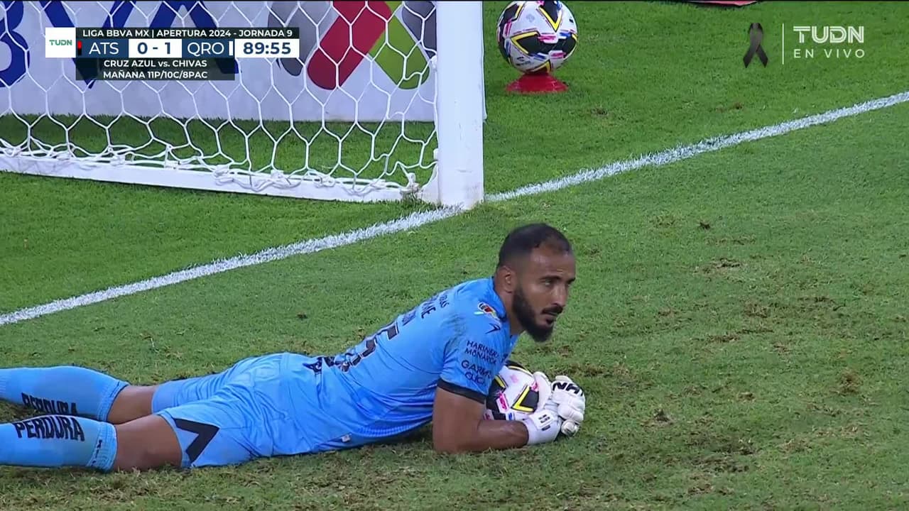 ¡TIRO ATAJADO! disparo por Eduardo Aguirre.