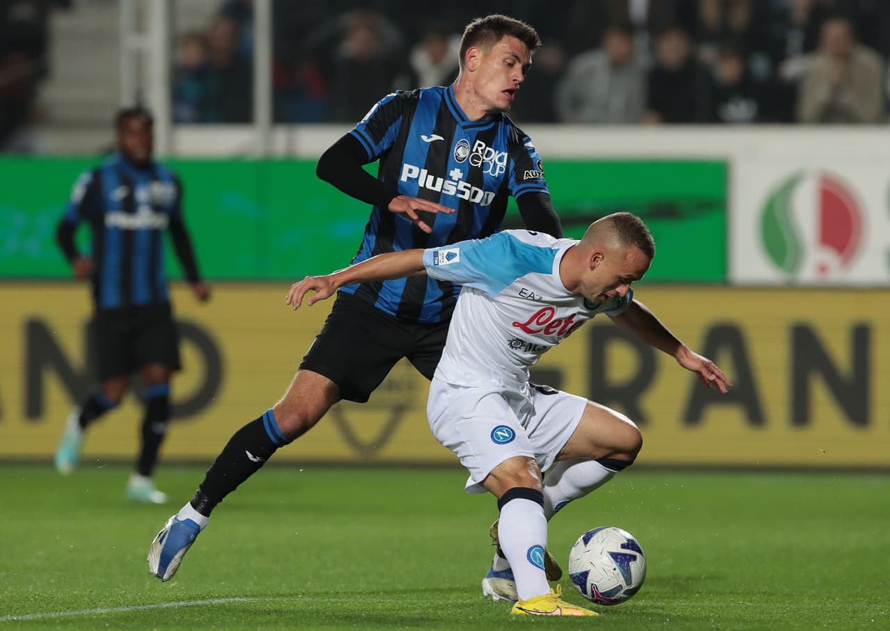 El Napoli venció 1-2 al Atalanta en la Jornada 13 de la Serie A con Hirving 'Chucky' Lozano como titular por 63 minutos antes del Mundial de Qatar 2022.