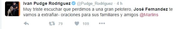 Varios protagonistas del béisbol mundial se unieron por la muerte de José Fernández y elevaron oraciones por el descanso del cubano.