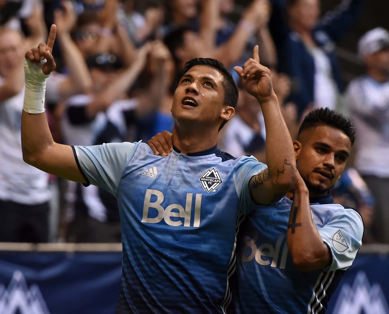 Fredy Montero, Cristian Techera Vancouver Whitecaps