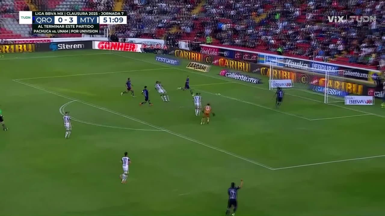 ¡El VAR salva a Gallos! Valenzuela había puesto el cuarto gol de Rayados