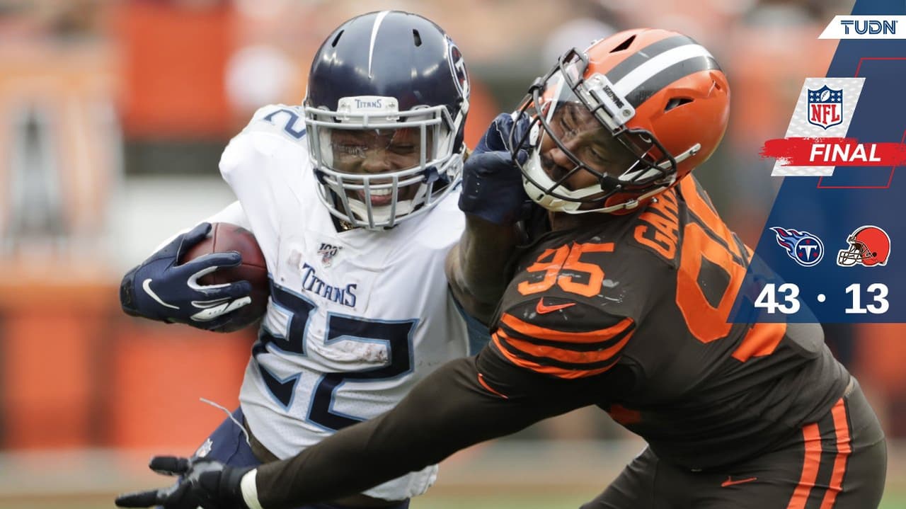 Decepcionante arranque de los Browns en casa en paliza ante Titans