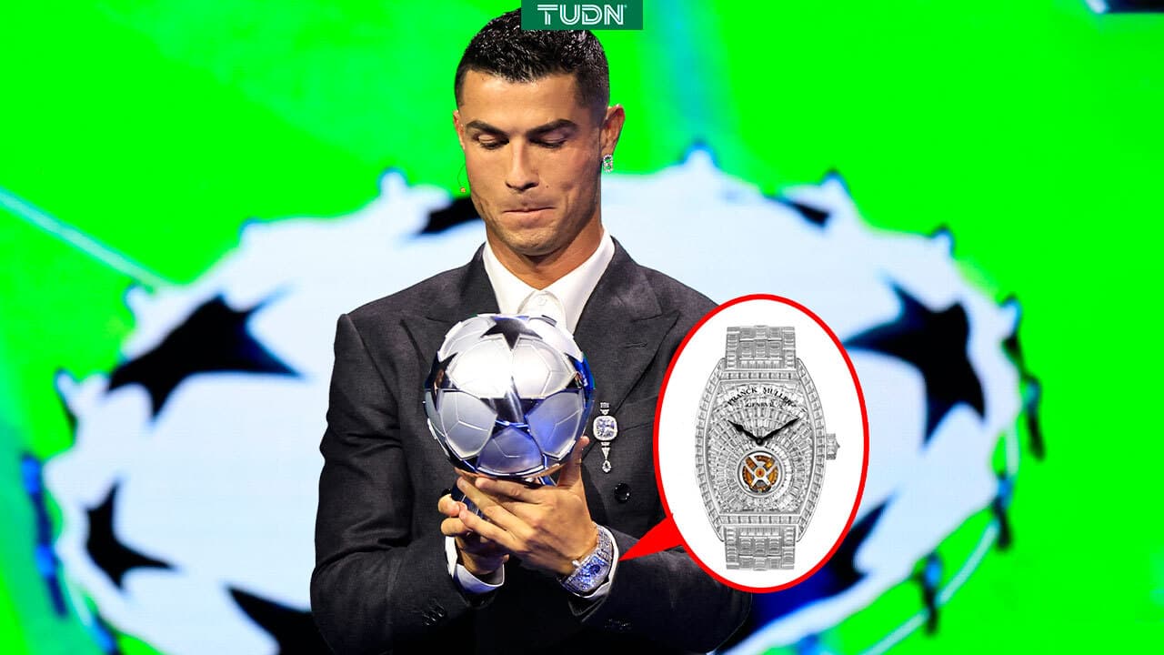 ¡Capo! CR7 luce reloj de 1.5 MDD en sorteo de Champions League