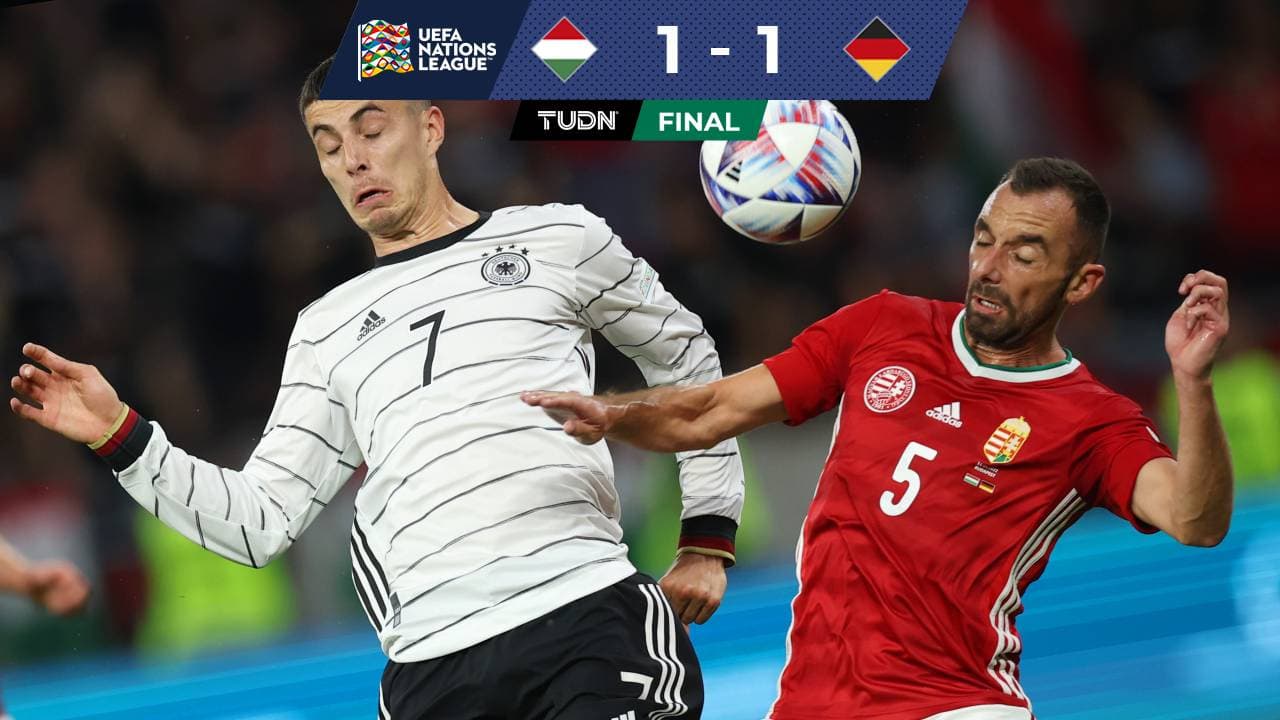 Alemania empata con Hungría que los manda al tercero de grupo