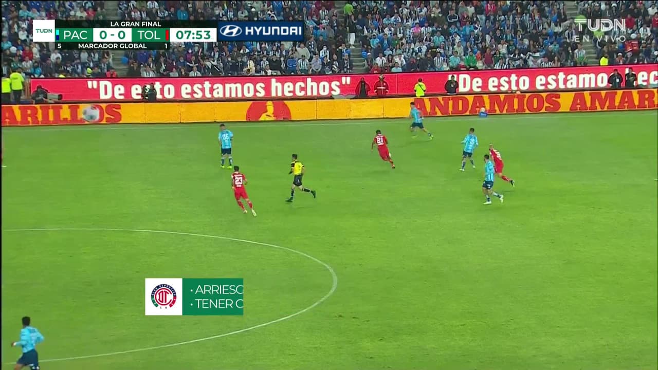 ¡TIRO ATAJADO! disparo por Nicolás Ibáñez.