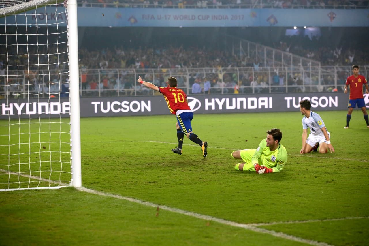 Era el tercer gol del canterano del F.C. Barcelona en este campeonato, luego de anotarle a Irán y Niger.