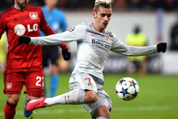 Griezmann intentó ser punzante pero no tuvo la contundencia y toque de balón de otros partidos.