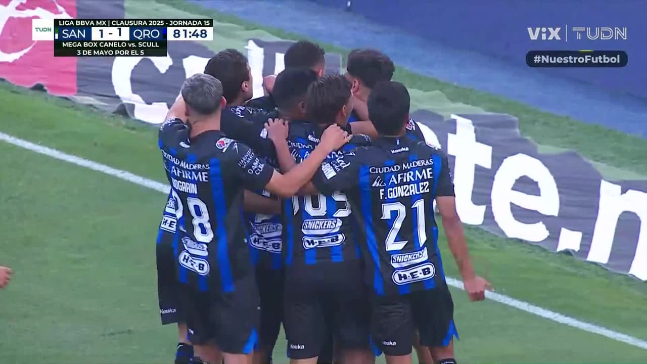 ¡Voltereta! Franco Russo peina y pone el 1-2 para Querétaro