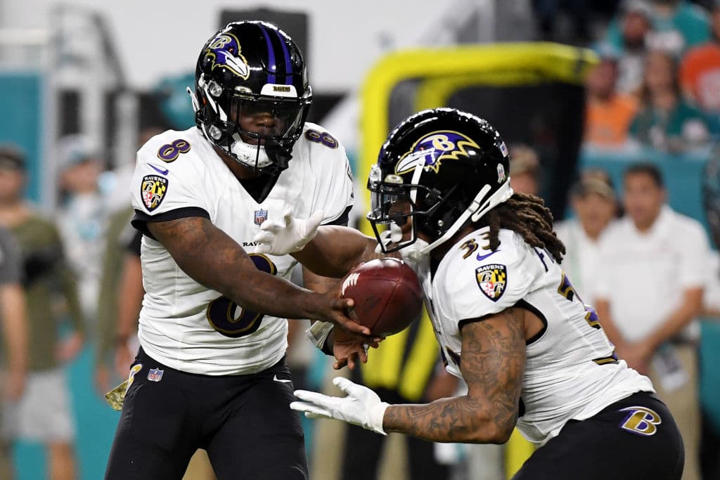 Miami da un golpe de autoridad en su casa y vencen 10-22 a los Baltimore Ravens de Lamar Jackson.