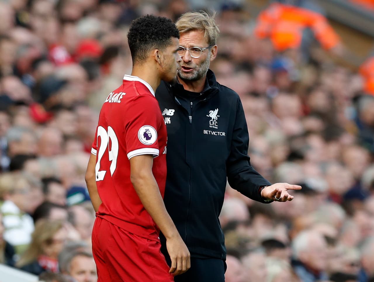 El jovencito Dominic Solanke llegó esta temporada al Liverpool desde el Chelsea. Ha jugado algunos partidos con el primer equipo y otros con el Sub-23.