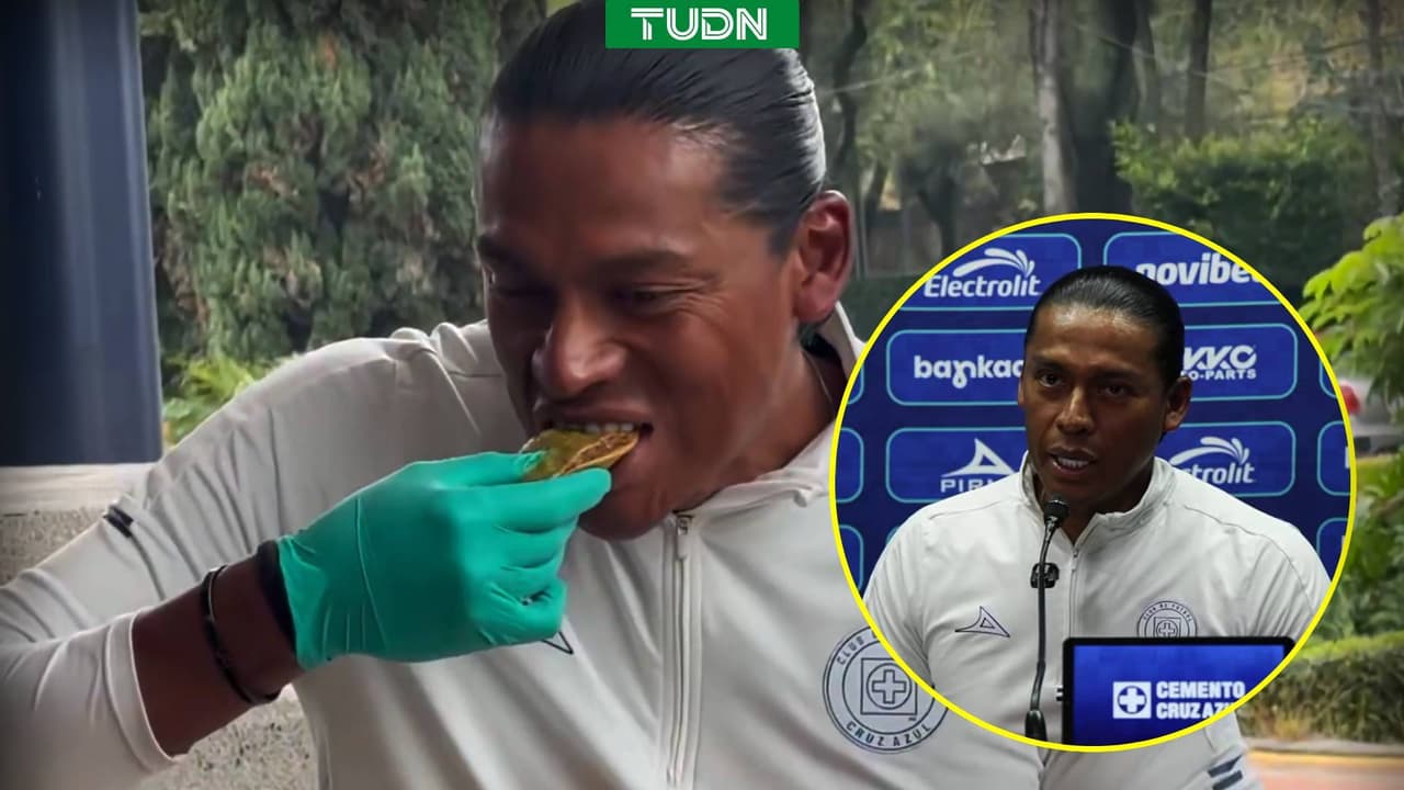 Joel Huiqui paga tacos en Cruz Azul a prensa y aficionados